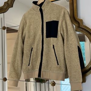 J Crew men’s sherpa fleece, sold out every where